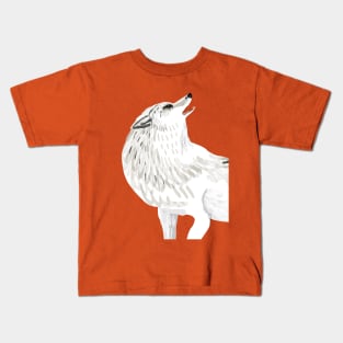 Totem Alaska tundra wolf Kids T-Shirt